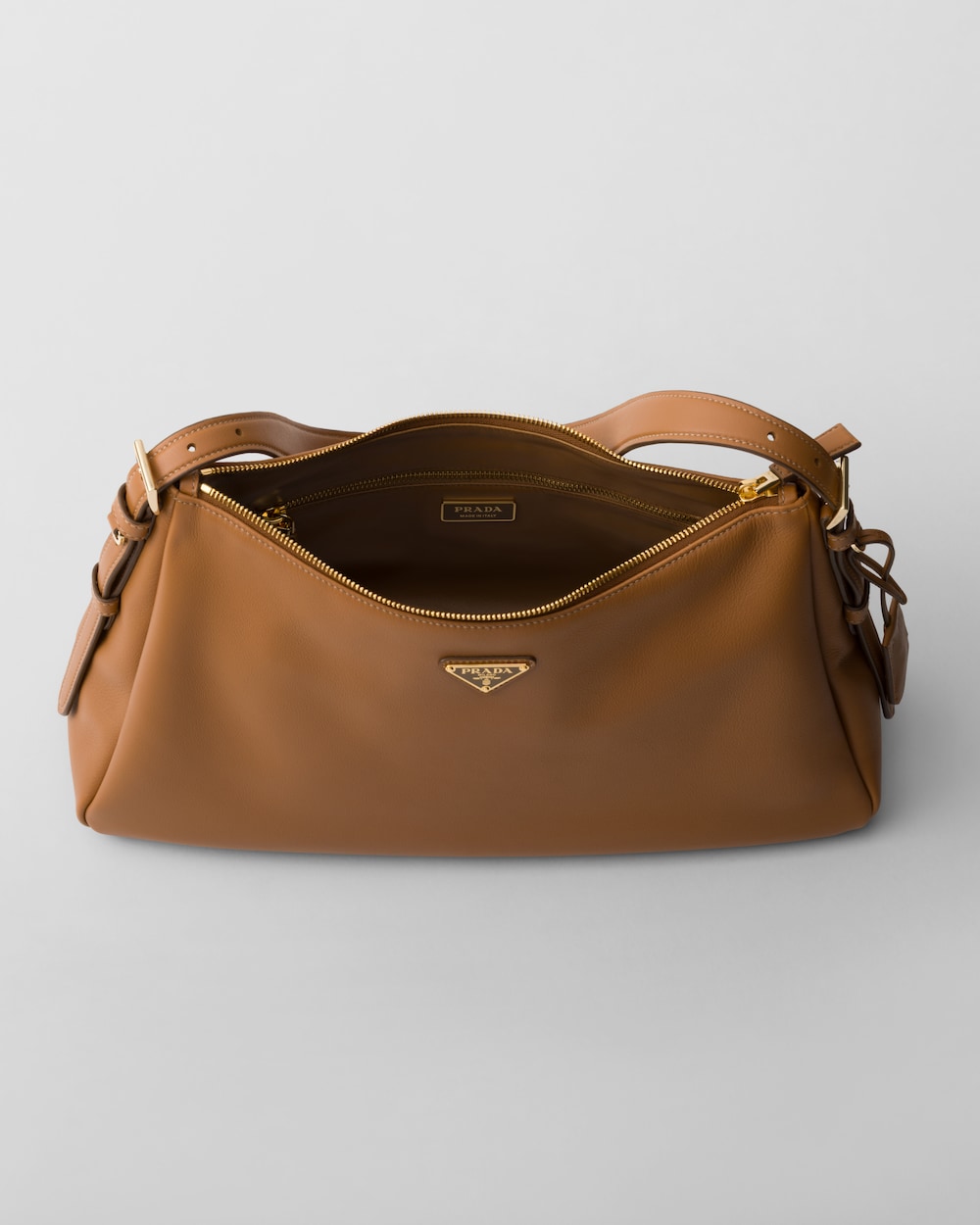 Replicate Prada Aimée Large Leather Shoulder Bag(1:1 replica)