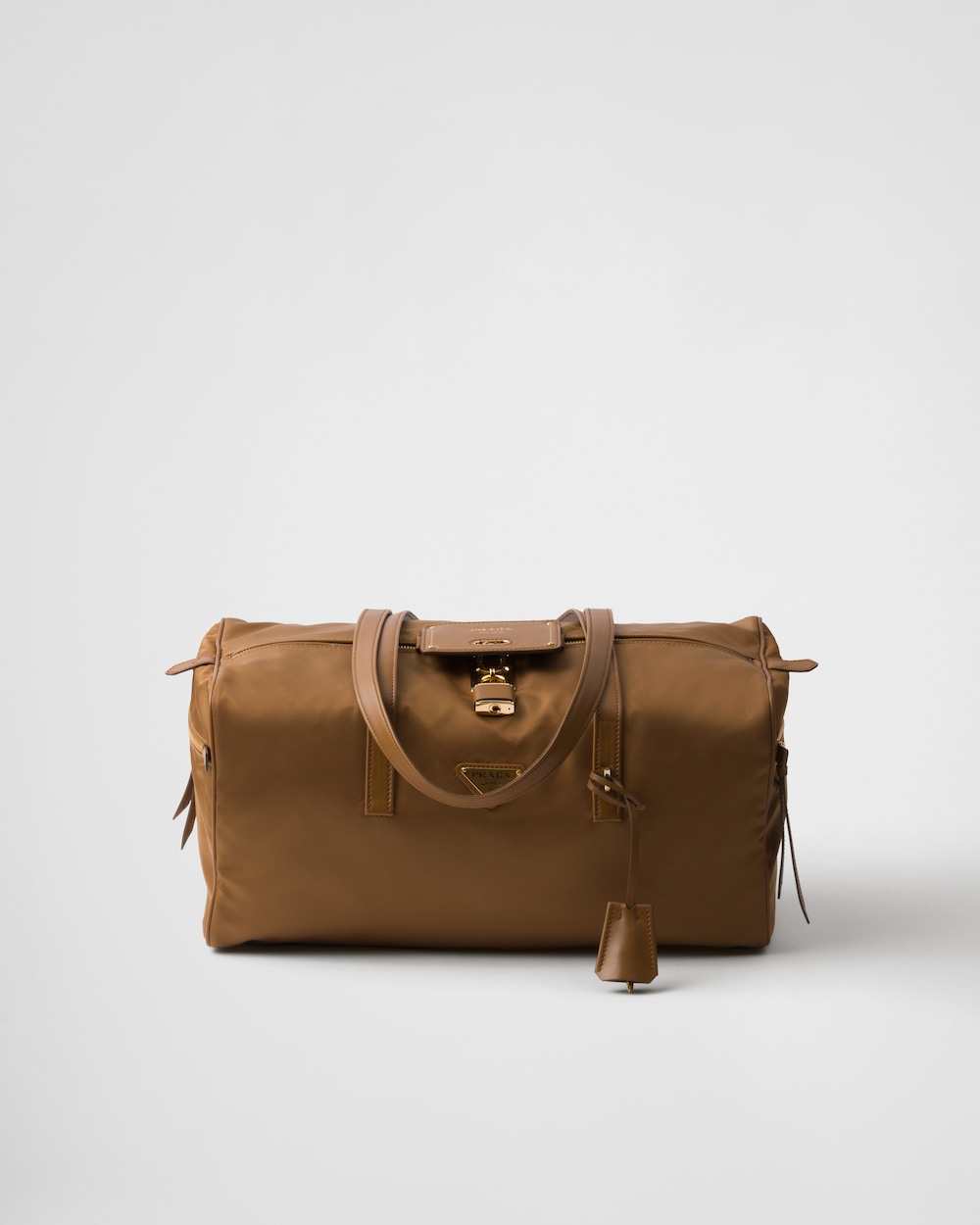 Replicate Large Re-Nylon Top-Handle Bag With Padlock(1:1 replica)
