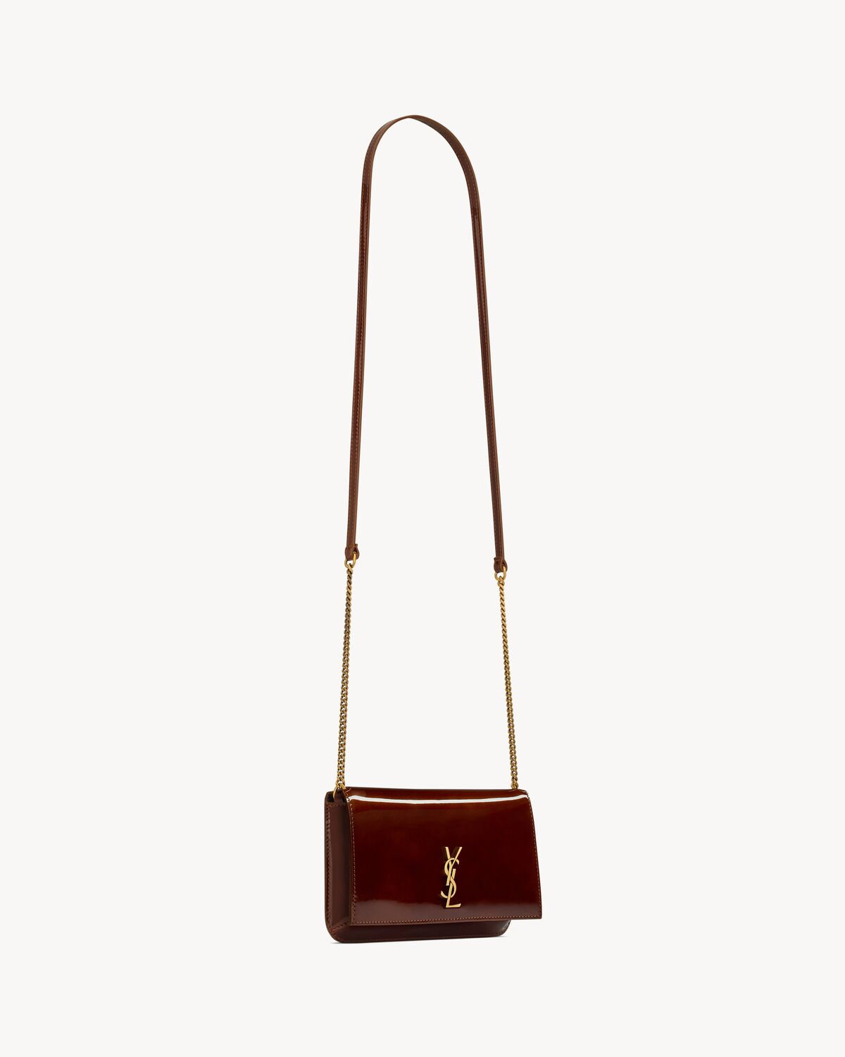 Replicate YSL Cassandre Phone Case in Patent Leather(1:1 replica)