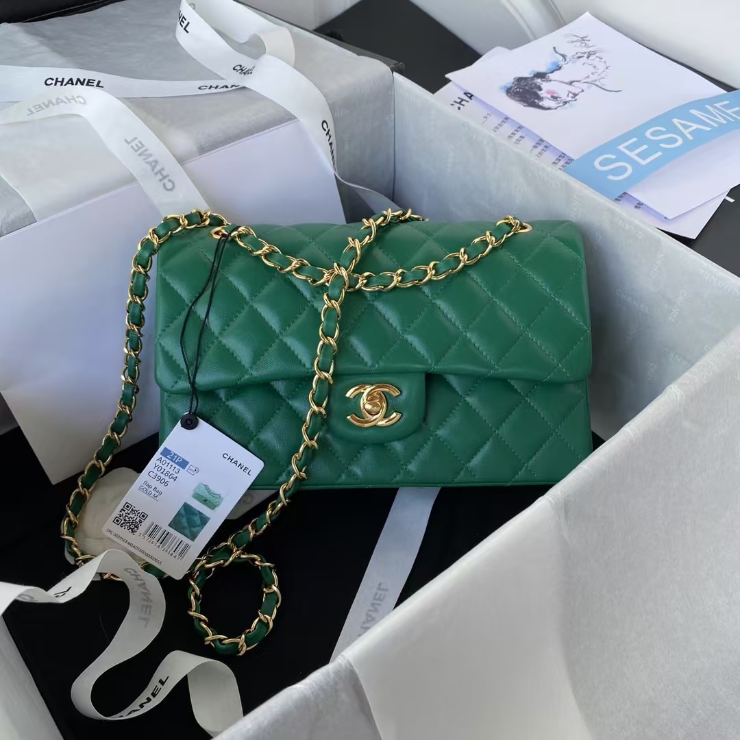 Replicate Chanel Small Classic Handbag Gold Hardware(1:1 replica)