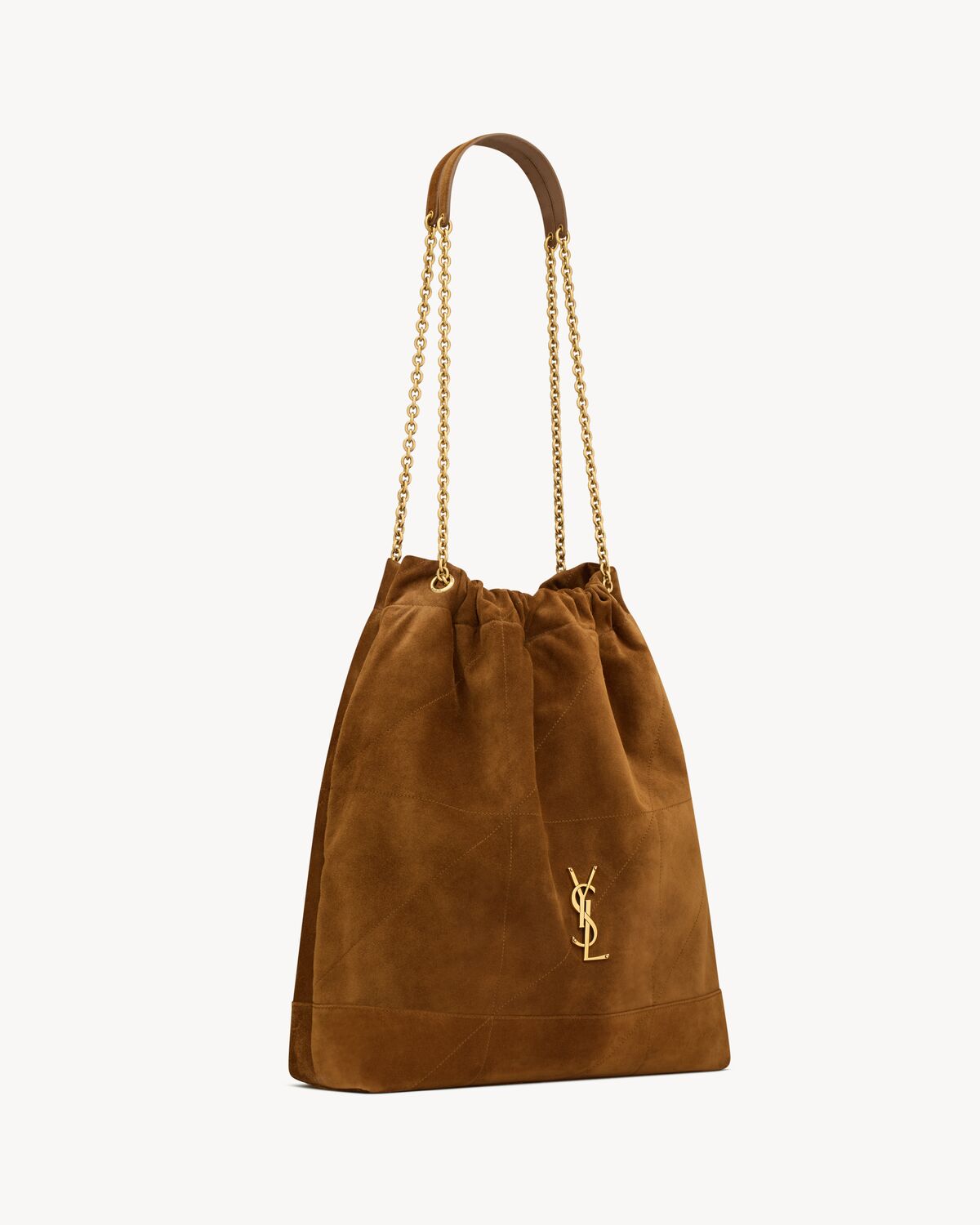 Replicate YSL Jamie Large Pochon In Suede(1:1 replica)