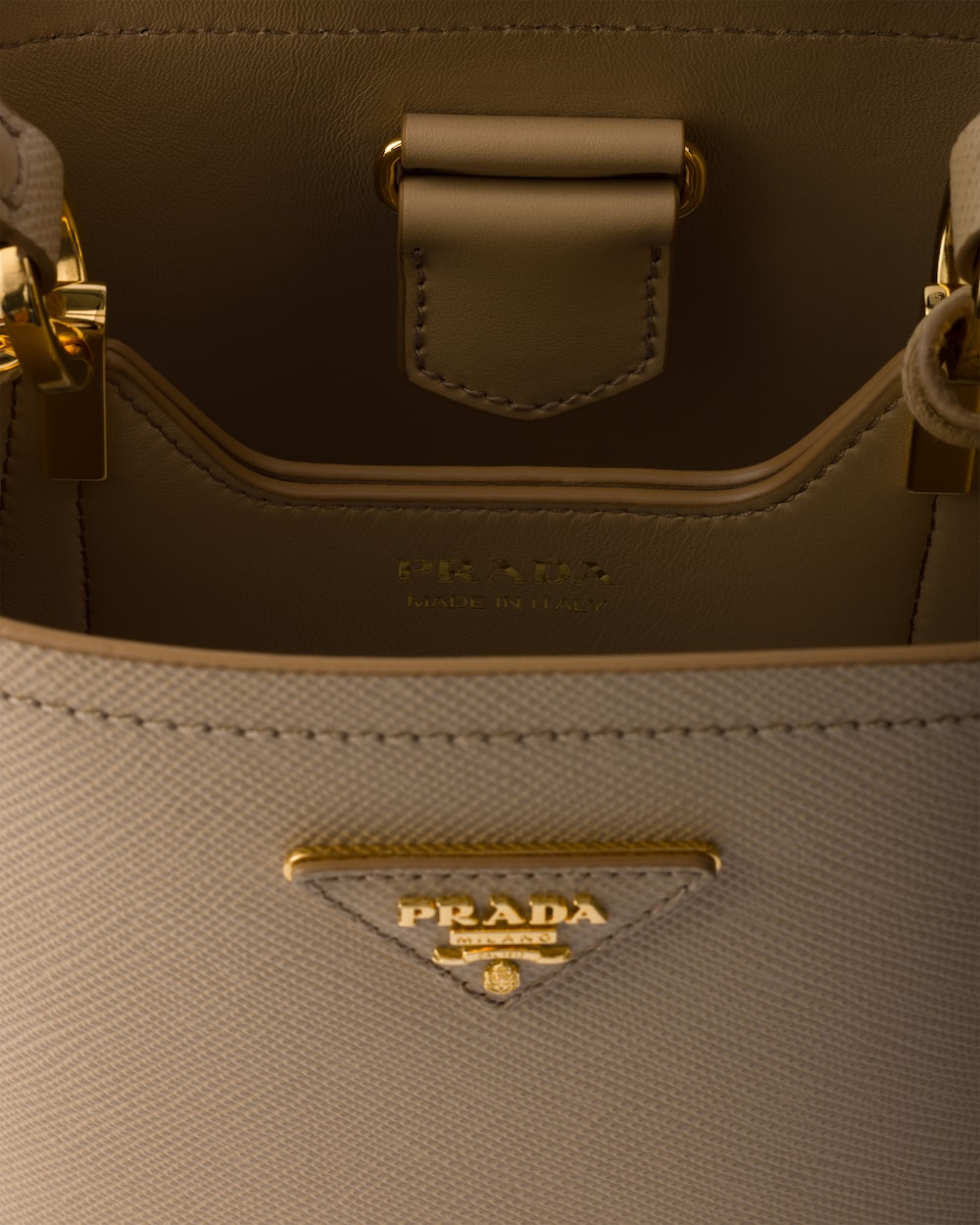 Replicate Prada Panier Saffiano Leather Mini-Bag(1:1 replica)