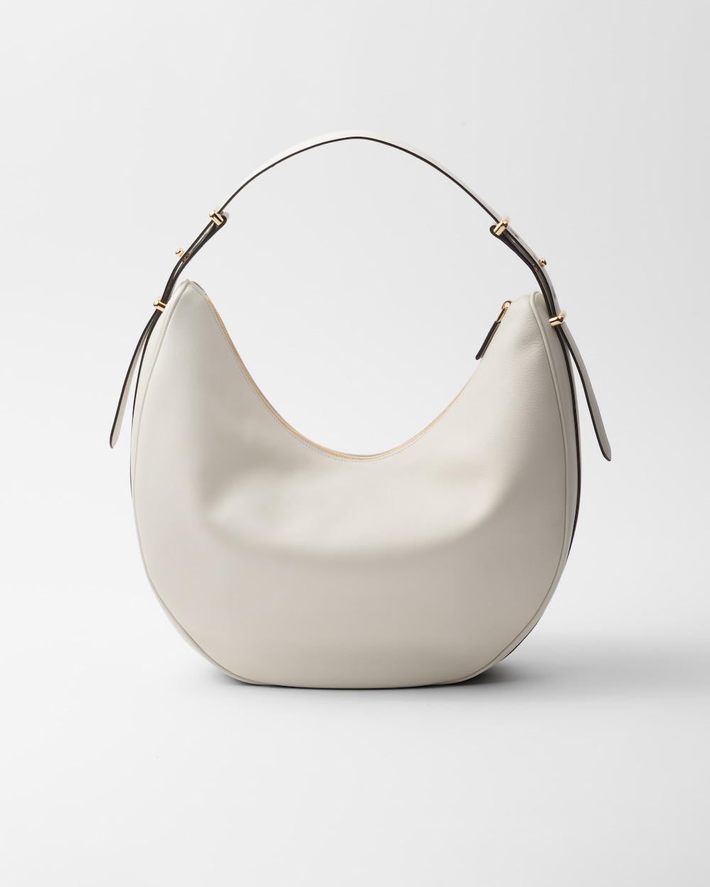 Replicate Prada Arqué Large Leather Shoulder Bag(1:1 replica)