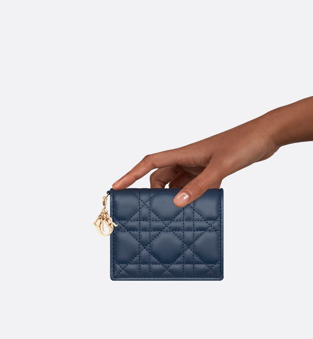 Replicate Mini Lady Dior Gardenia Wallet(1:1 replica)