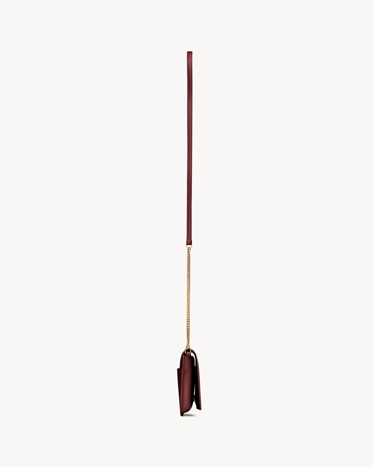 Replicate YSL Cassandre Phone Holder in Smooth Leather(1:1 replica)