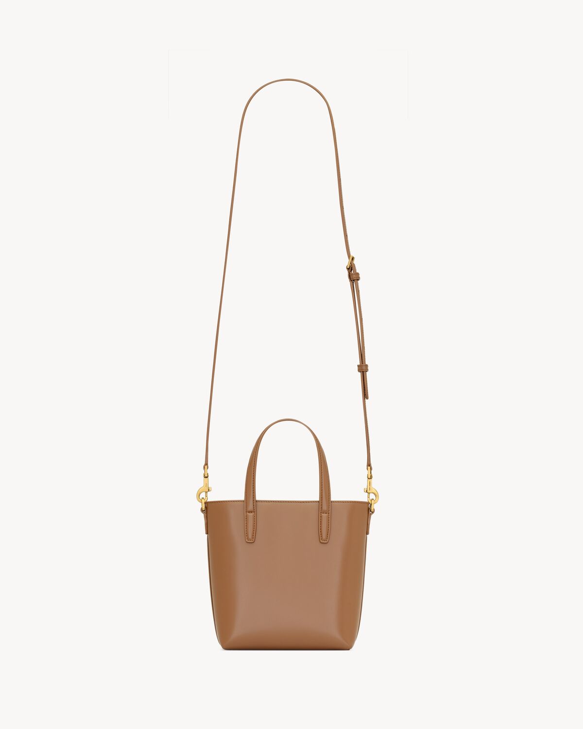 Replicate YSL Mini Toy Shopping Saint Laurent in Box Leather(1:1 replica)
