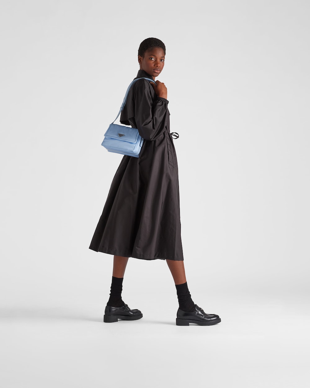 Replicate Small Padded Re-Nylon Shoulder Bag(1:1 replica)