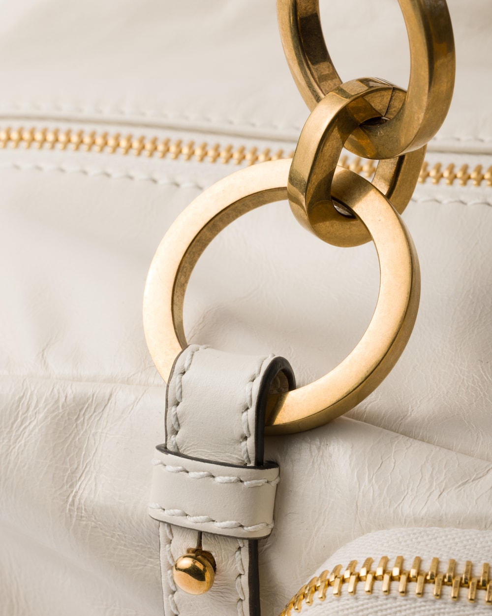 Replicate Prada Dangle Medium Leather Top-Handle Bag(1:1 replica)