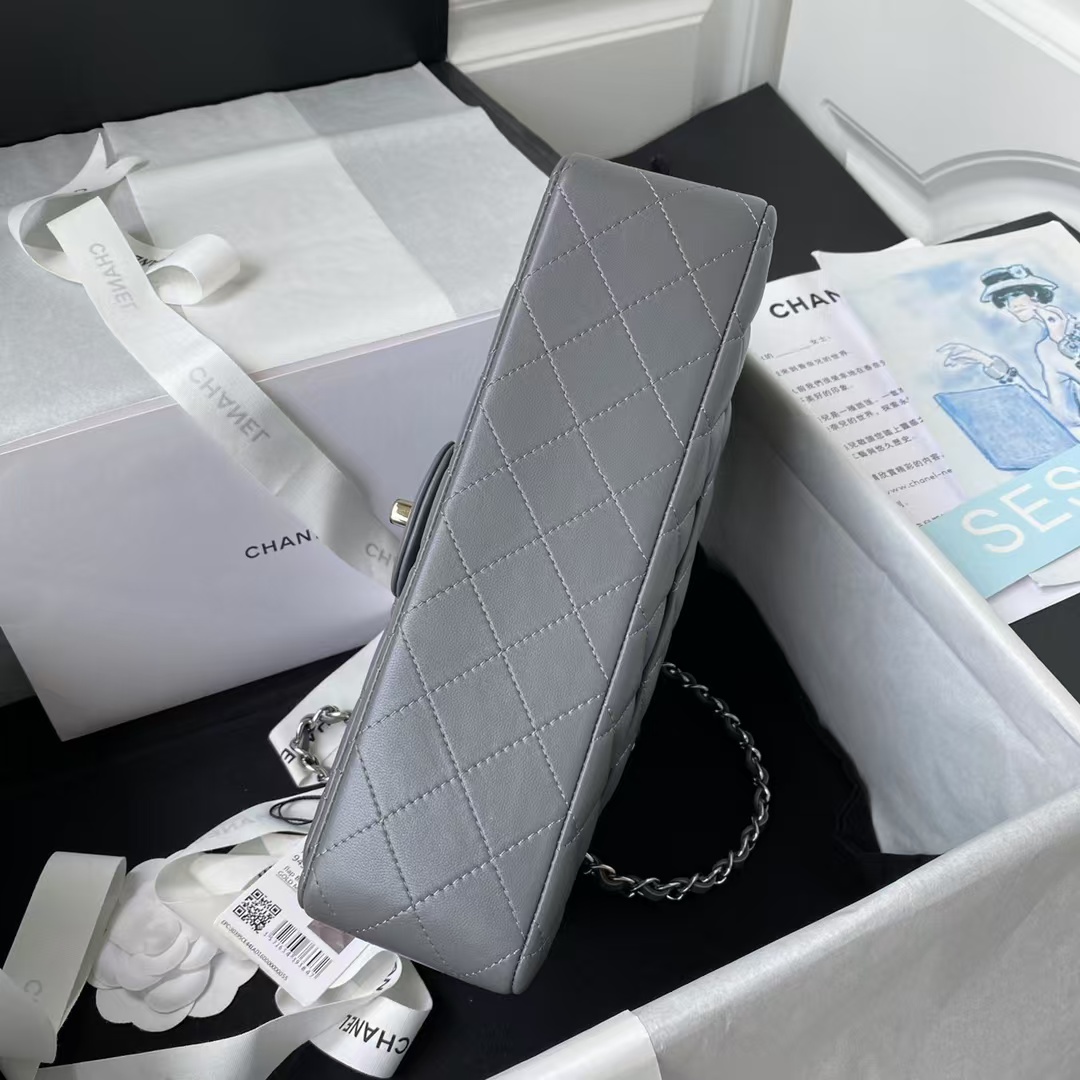 Replicate Chanel Classic 11.12 Handbag Silver Hardware(1:1 replica)
