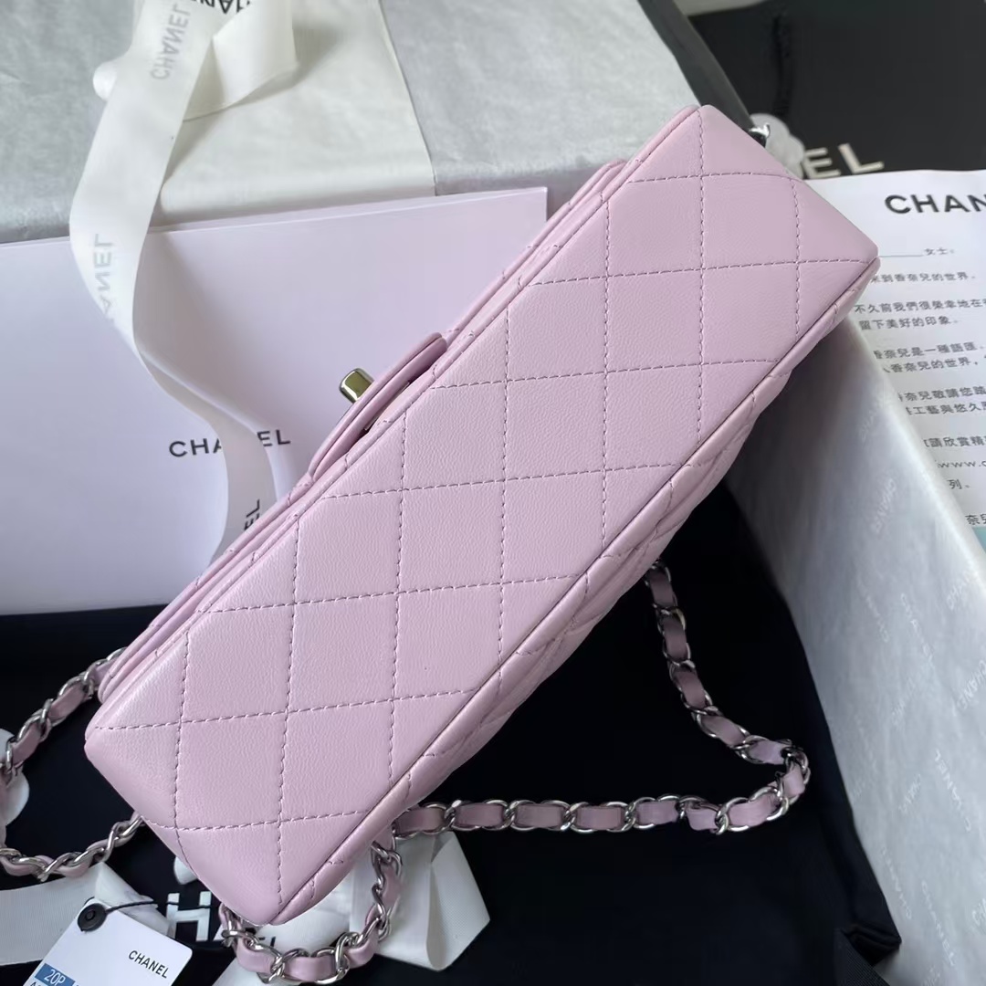 Replicate Chanel Small Classic Handbag Silver Hardware(1:1 replica)