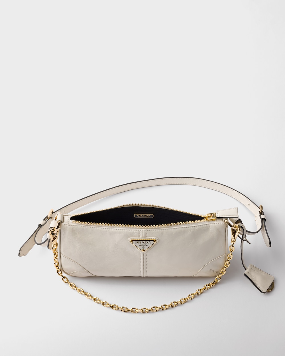 Replicate Prada Re-Edition 2002 Medium Leather Shoulder Bag(1:1 replica)