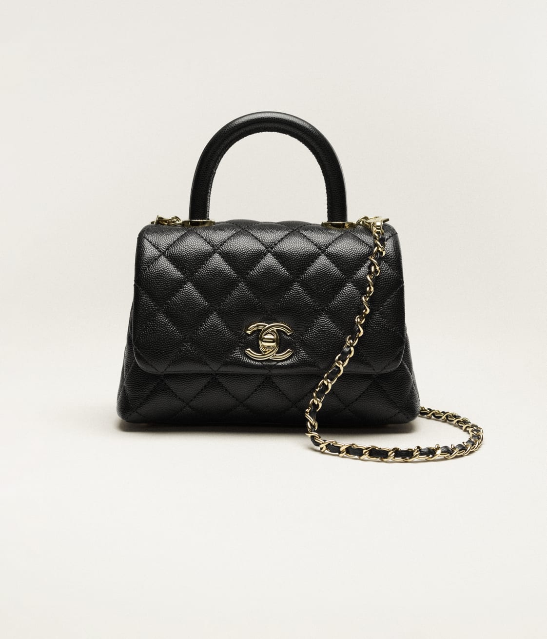 Replicate CHANEL MINI FLAP BAG WITH TOP HANDLE(1:1 replica)