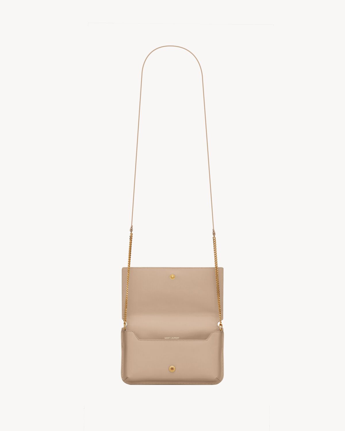 Replicate YSL Cassandre Phone Holder in Smooth Leather(1:1 replica)