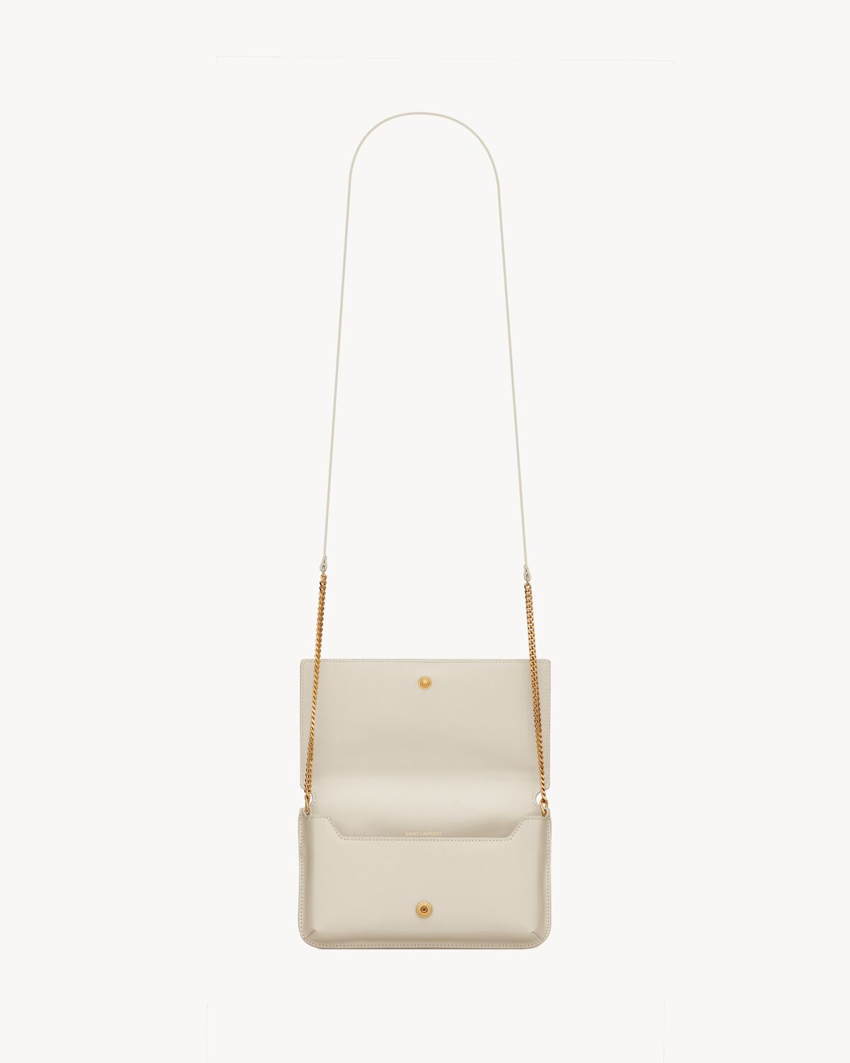 Replicate YSL Cassandre Phone Holder in Smooth Leather(1:1 replica)
