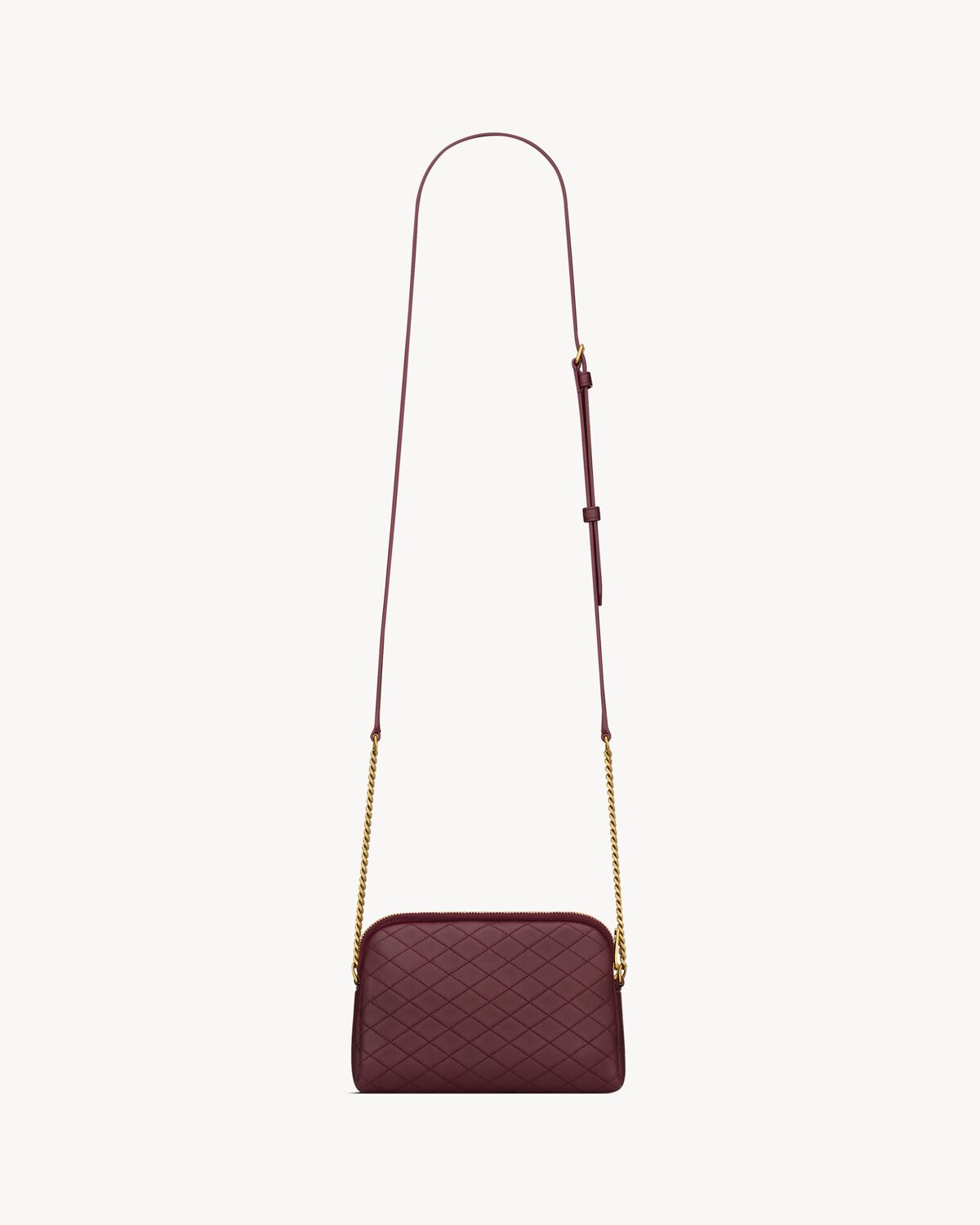 Replicate YSL Gaby Zipped Pouch in Quilted Lambskin(1:1 replica)