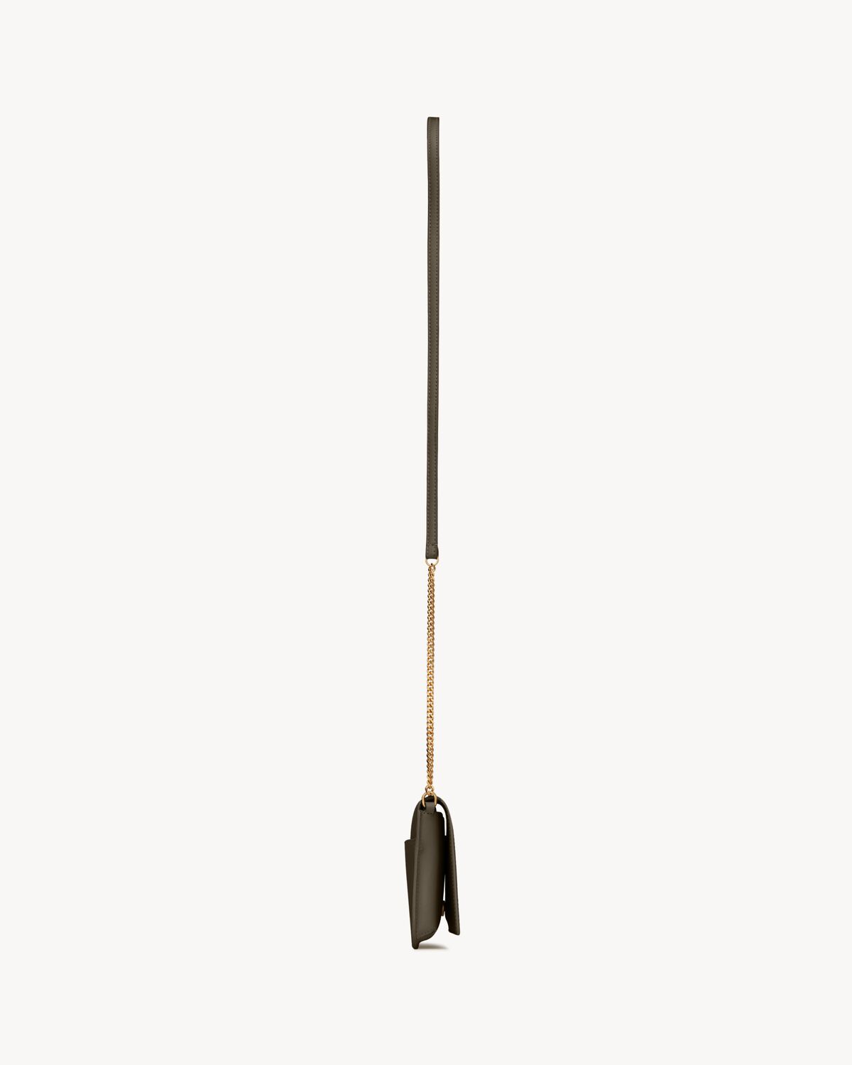 Replicate YSL Cassandre Phone Holder in Smooth Leather(1:1 replica)