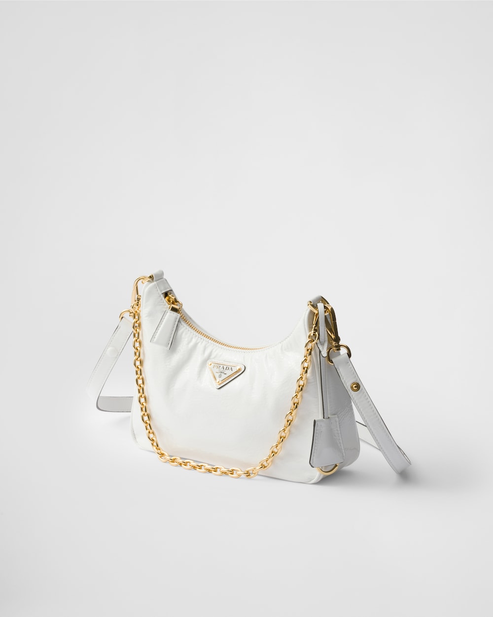 Replicate Prada Re-Edition Naplak Patent Leather Mini-Bag(1:1 replica)