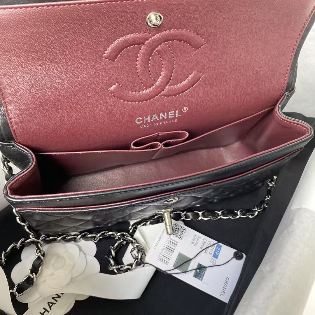 Replicate Chanel Small Classic Handbag Silver Hardware(1:1 replica)