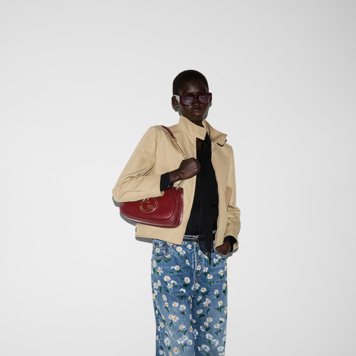 Replicate Gucci Blondie Small Shoulder Bag(1:1 replica)