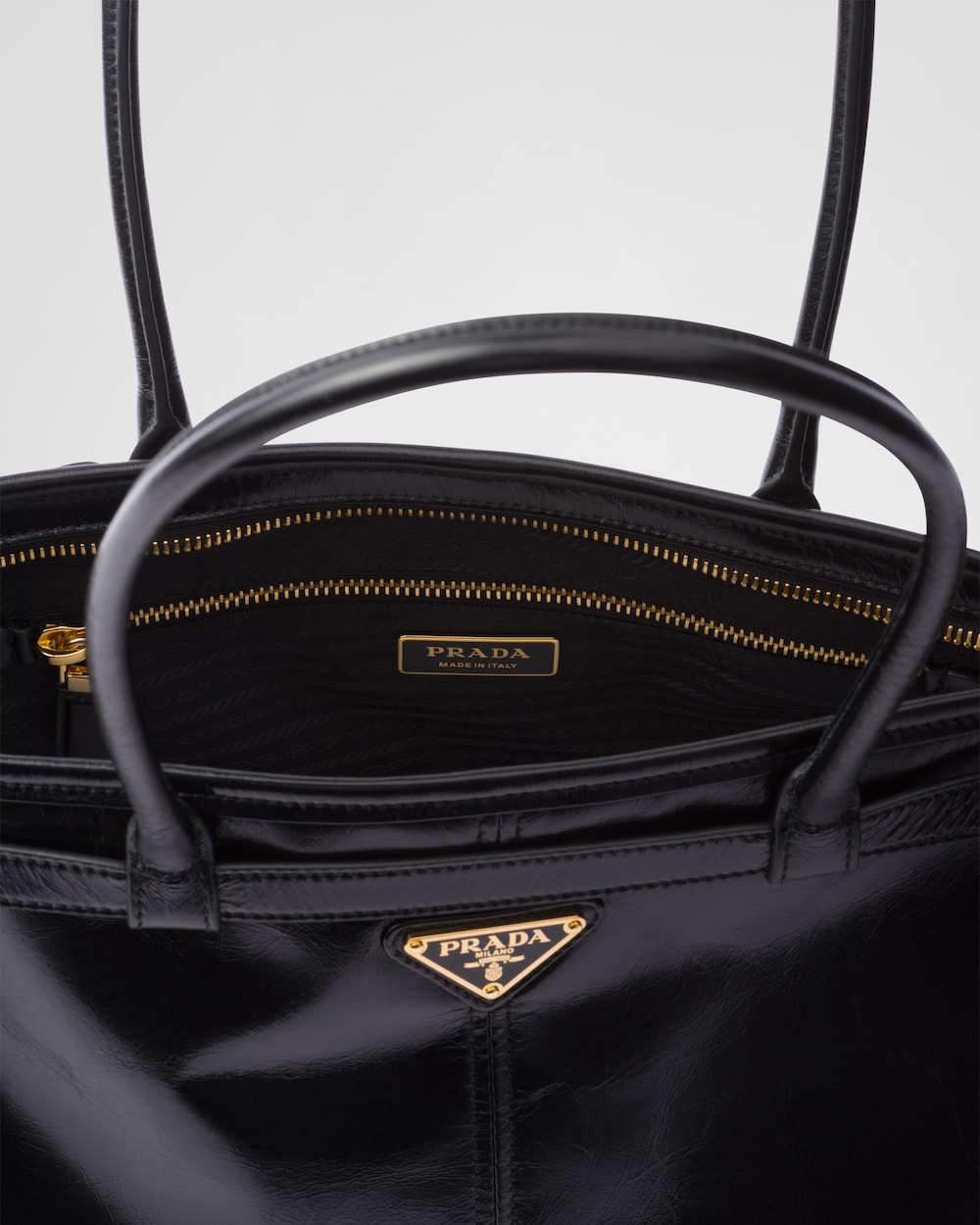 Replicate Prada Bonnie Large Leather Handbag(1:1 replica)