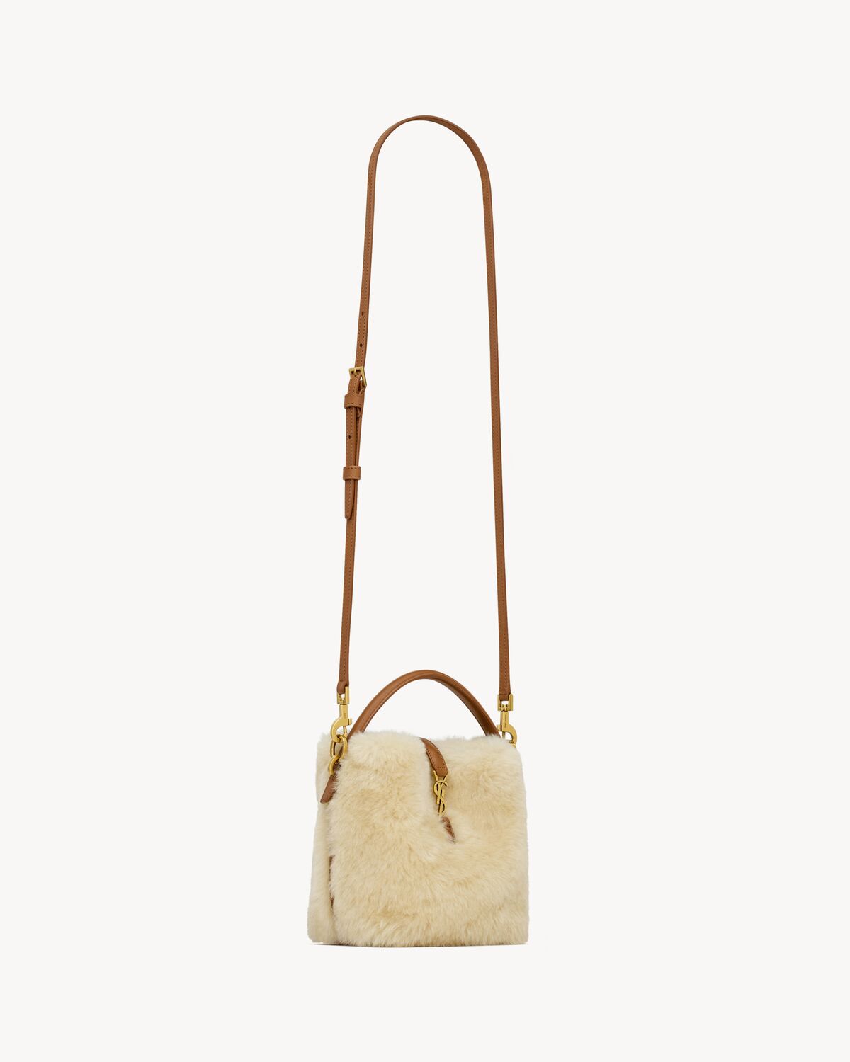 Replicate YSL Le 37 Mini In Shearling(1:1 replica)