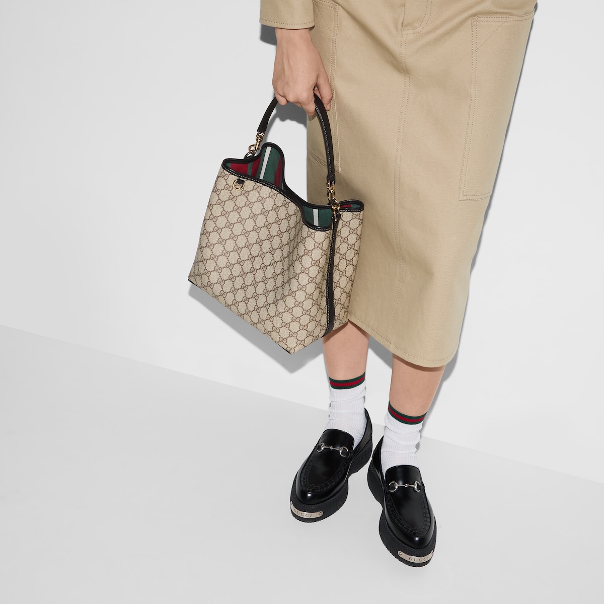 Replicate Emblem Small Shoulder Bag(1:1 replica)