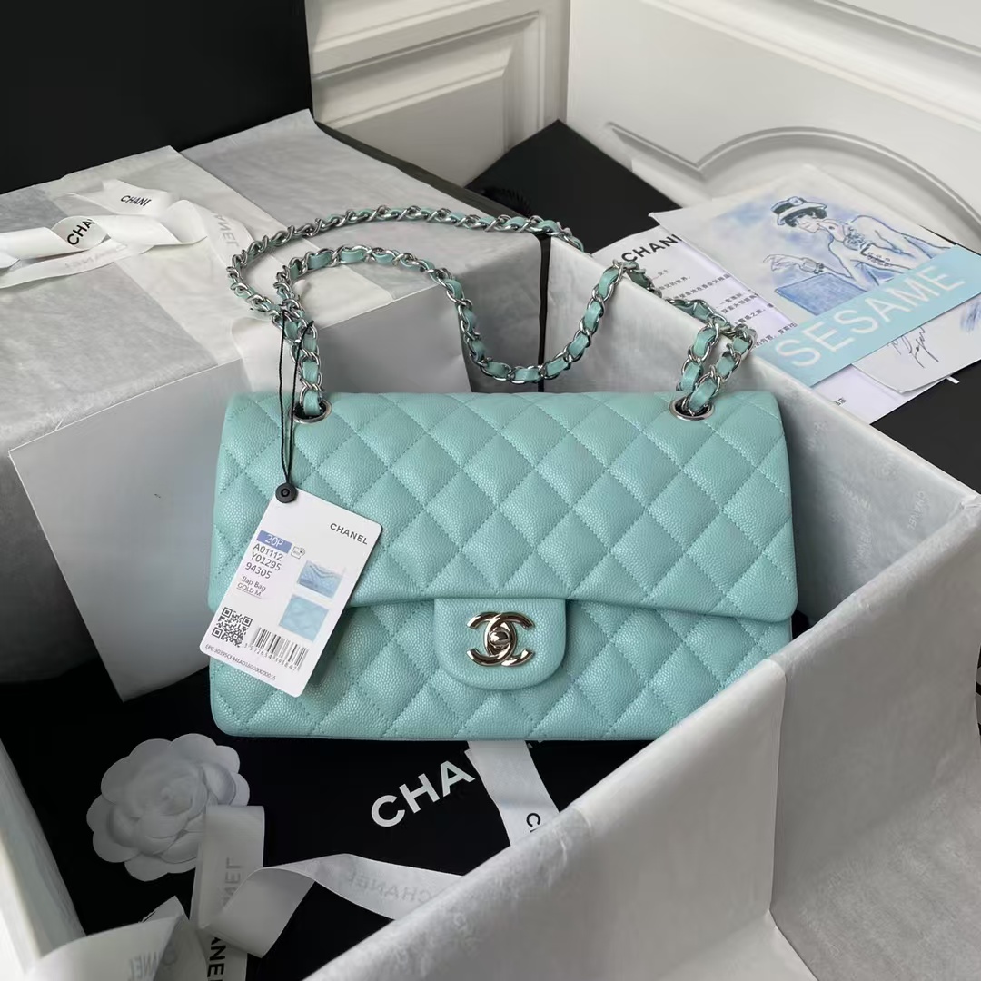 Replicate Chanel Classic 11.12 Handbag Silver Hardware(1:1 replica)