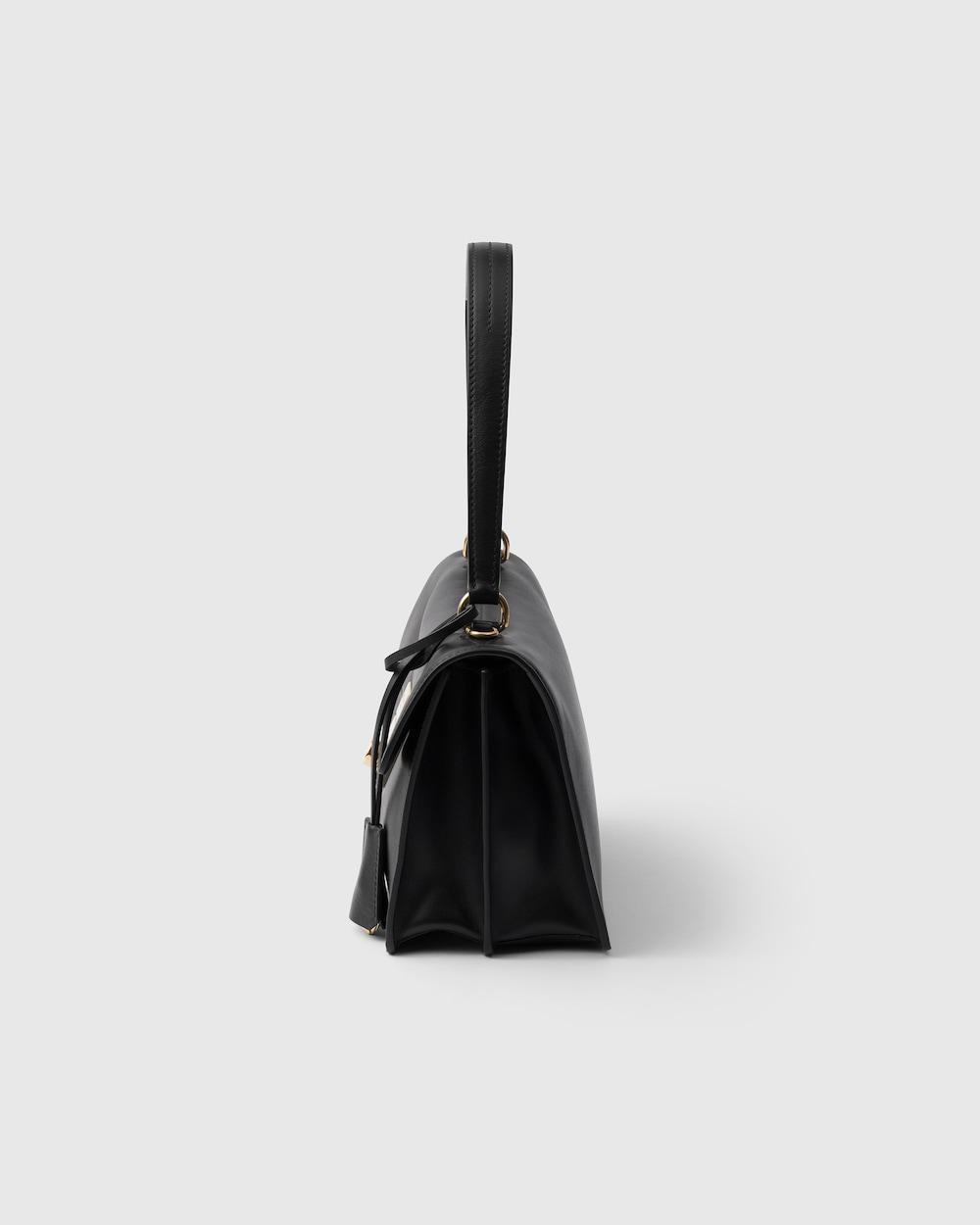 Replicate Prada Soft Sound Medium Leather Shoulder Bag(1:1 replica)