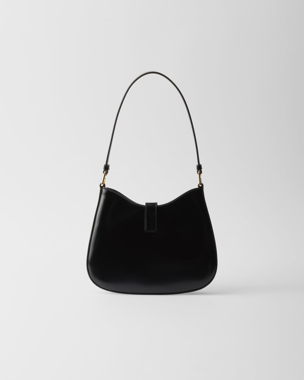 Replicate Prada Cleo Brushed Leather Shoulder Bag With Clasp Closure(1:1 replica)
