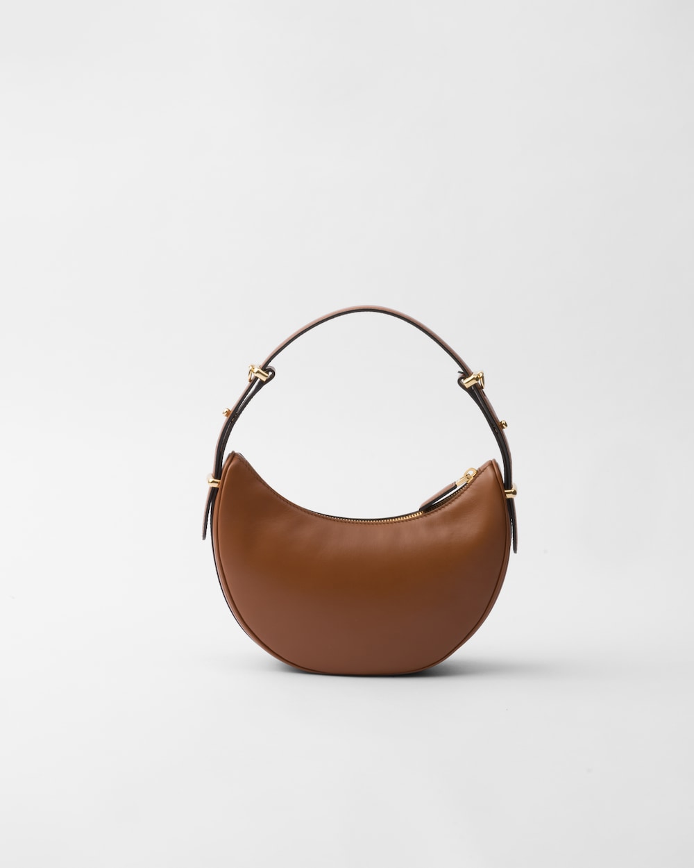 Replicate Prada Arqué Small Leather Shoulder Bag(1:1 replica)