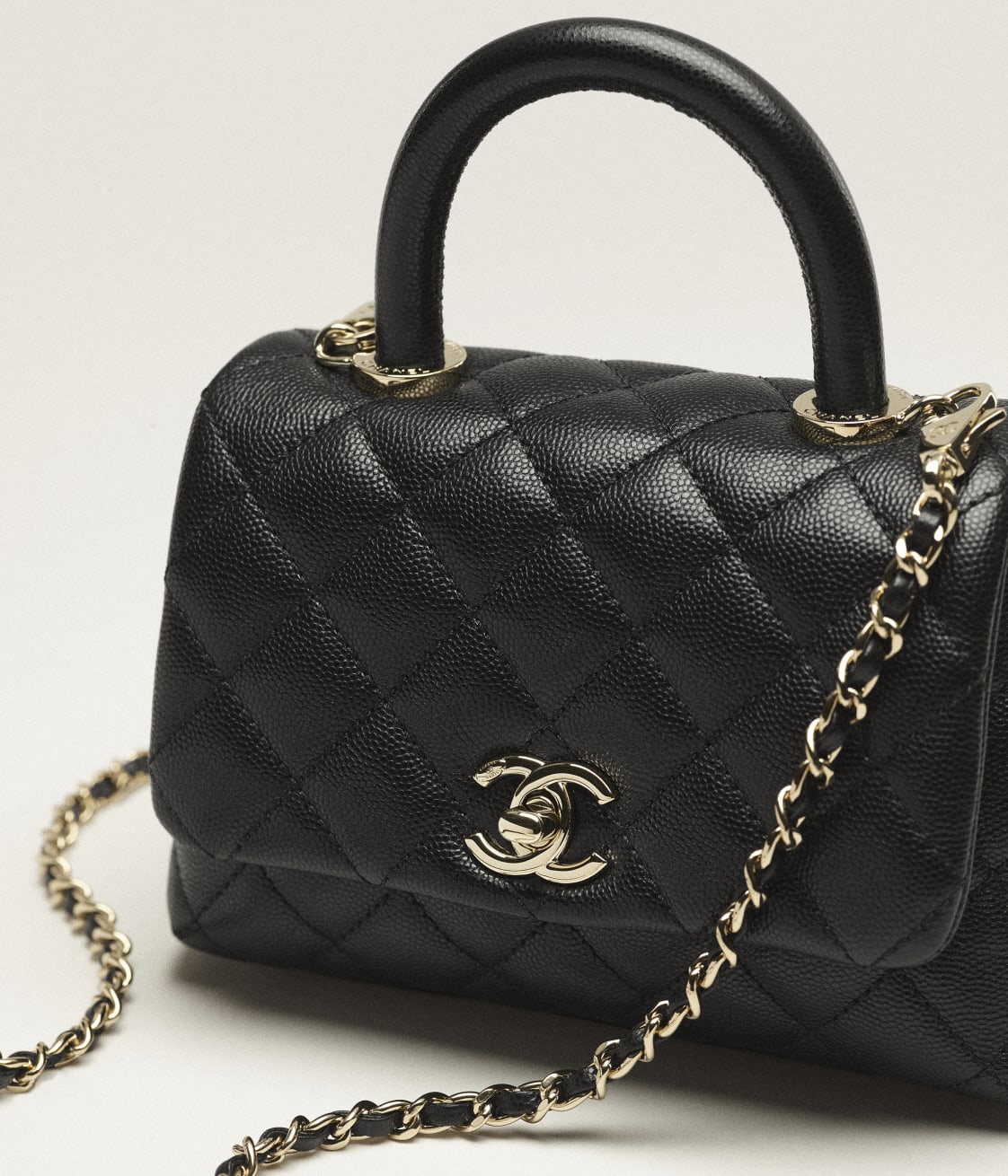 Replicate CHANEL MINI FLAP BAG WITH TOP HANDLE(1:1 replica)