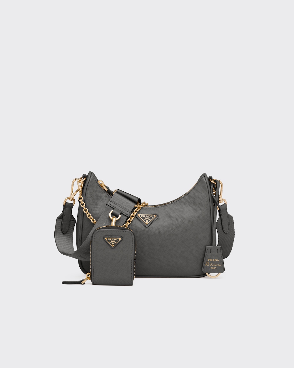 Replicate Prada Re-Edition 2005 Saffiano Leather Bag(1:1 replica)