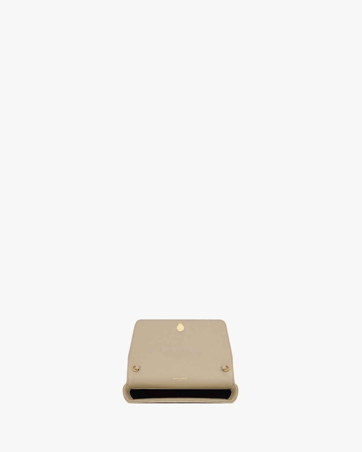 Replicate YSL Gaby Chain Phone Holder in Quilted Suede(1:1 replica)