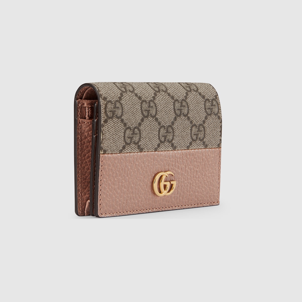Replicate GG Marmont Bi-Color Card Case Wallet(1:1 replica)