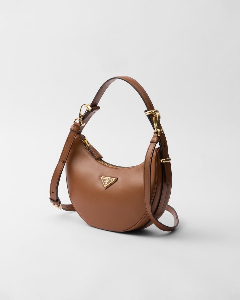 Replicate Prada Arqué Small Leather Shoulder Bag(1:1 replica)