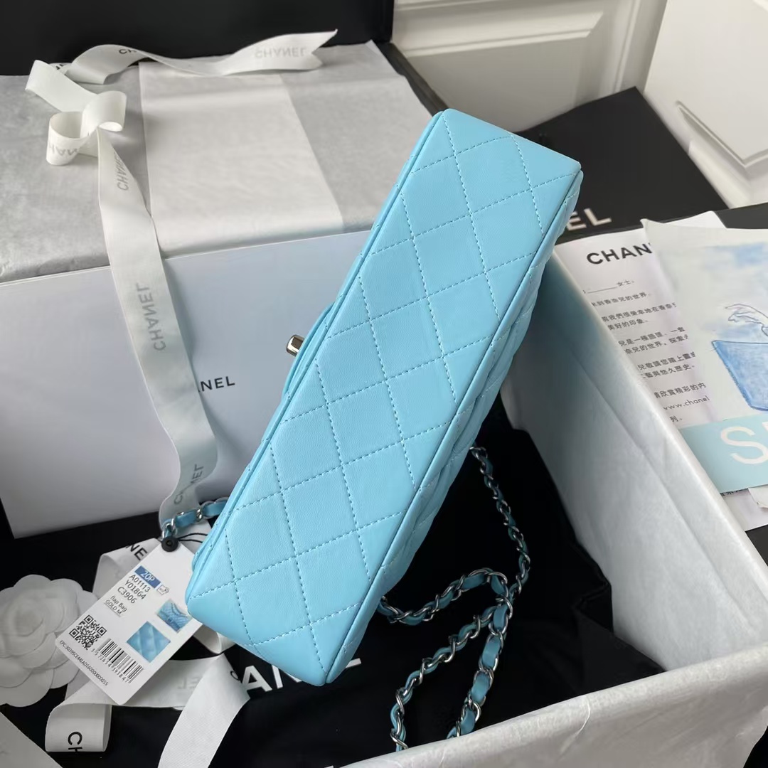 Replicate Chanel Small Classic Handbag Silver Hardware(1:1 replica)