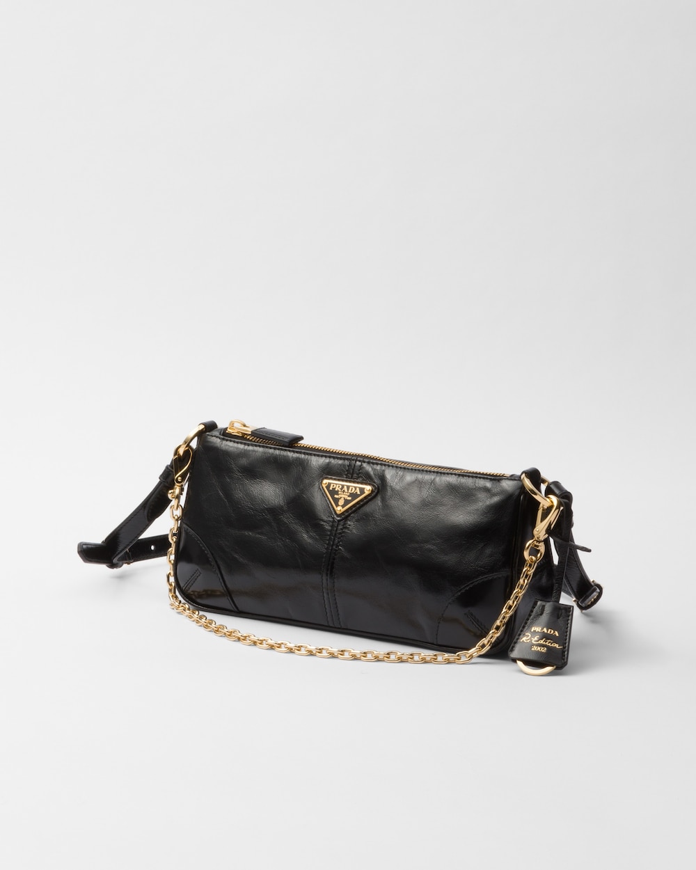 Replicate Prada Re-Edition 2002 Medium Leather Shoulder Bag(1:1 replica)