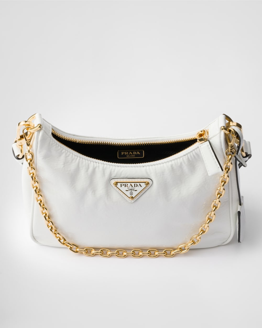 Replicate Prada Re-Edition Naplak Patent Leather Mini-Bag(1:1 replica)