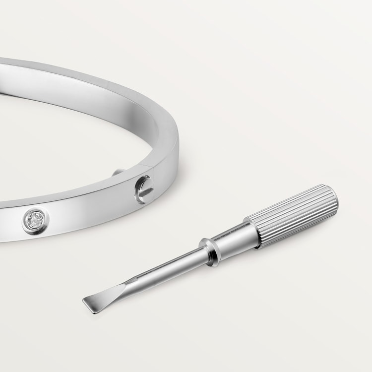 Replicate LOVE bracelet, small model, 6 diamonds(1:1 replica)