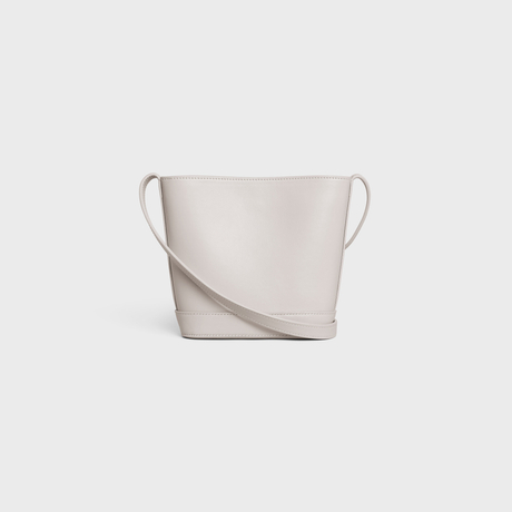 Replicate MINI BUCKET CUIR TRIOMPHE IN SMOOTH CALFSKIN CHALK(1:1 replica)