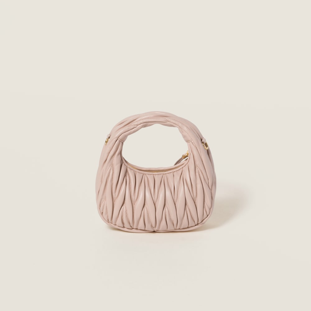 Replicate Wander matelassé nappa leather hobo mini-bag(1:1 replica)