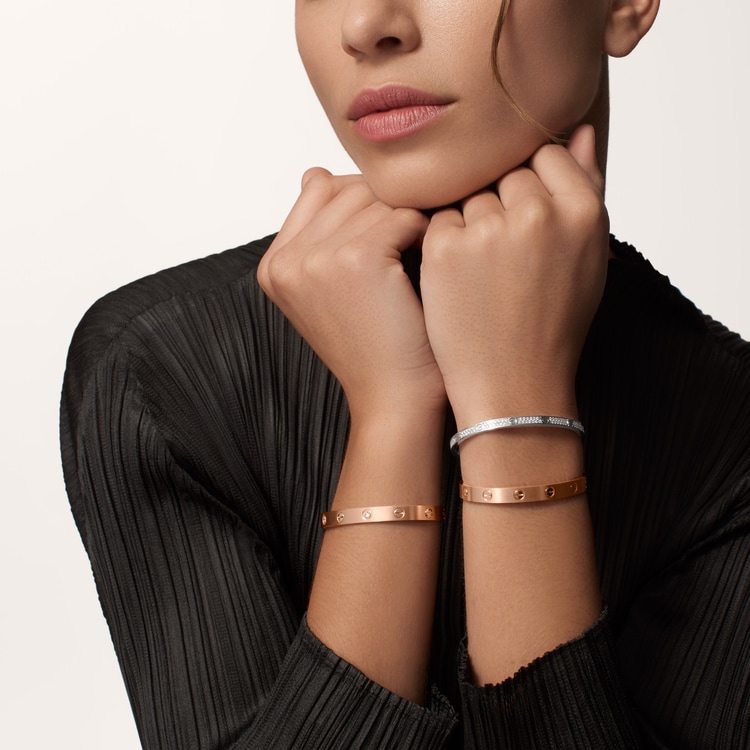 Replicate LOVE bracelet, classic model, brushed(1:1 replica)