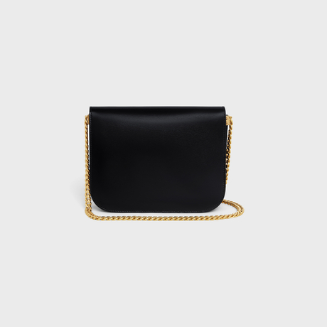 Replicate MEDIUM COLLEGE BAG IN SHINY CALFSKIN BLACK(1:1 replica)