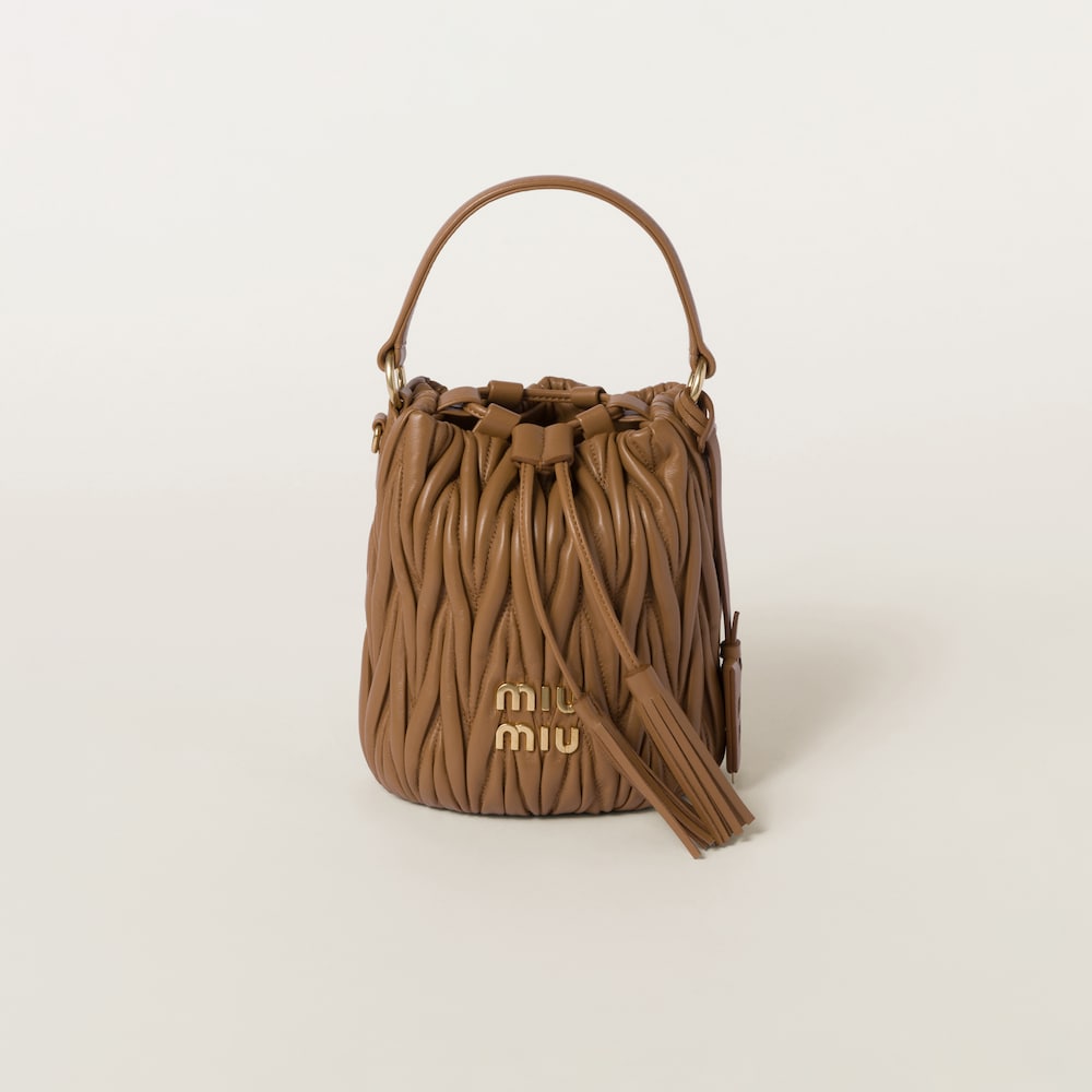 Replicate Matelassé nappa leather bucket bag(1:1 replica)