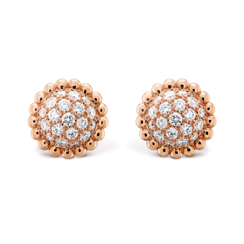 Replicate Perlée diamonds earrings(1:1 replica)