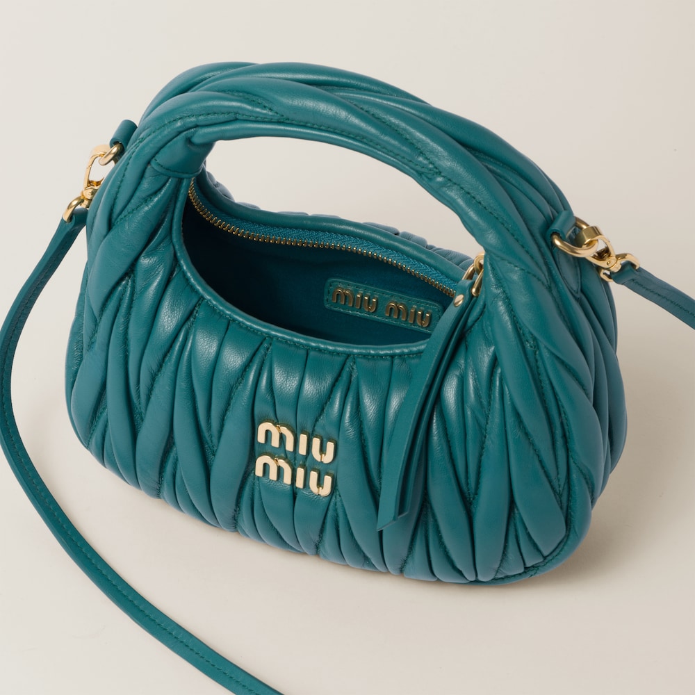 Replicate Wander matelassé nappa leather hobo mini-bag(1:1 replica)