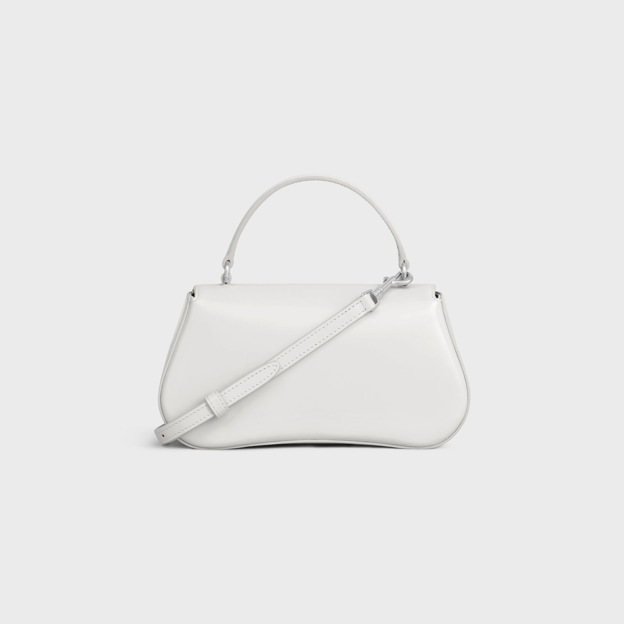 Replicate TEEN CELINE LOLA IN SHINY CALFSKIN WHITE(1:1 replica)