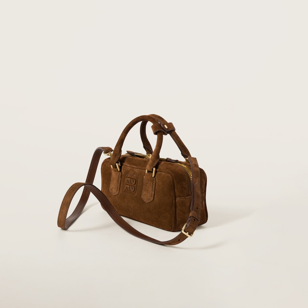 Replicate Arcadie padded suede top-handle bag(1:1 replica)