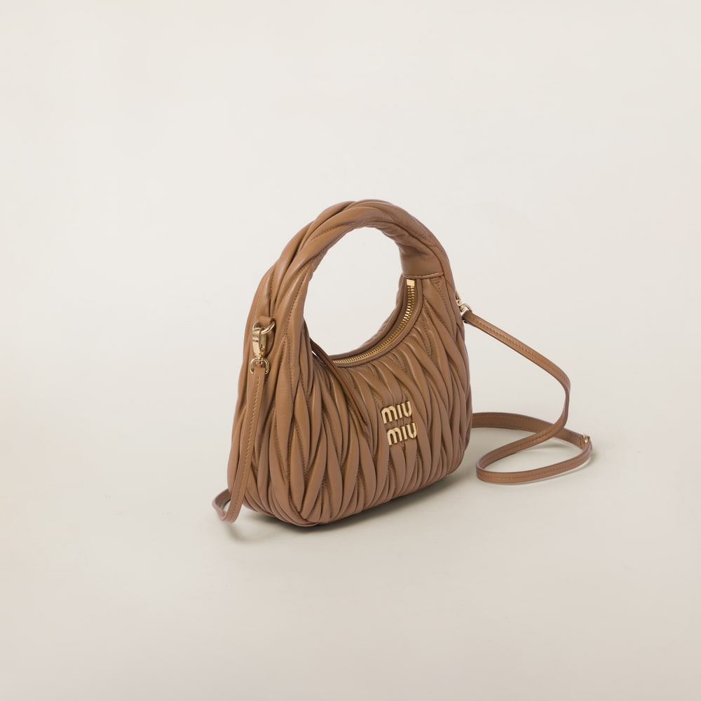 Replicate Wander matelassé nappa leather hobo bag(1:1 replica)