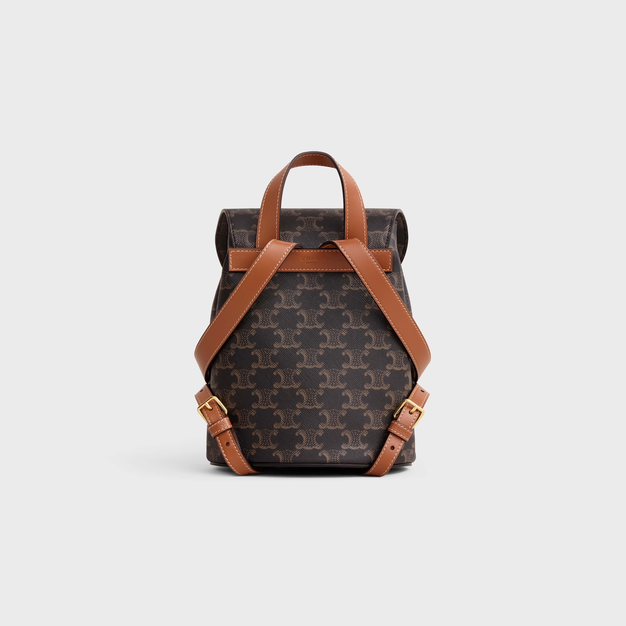 Replicate BACKPACK CELINE BONNIE IN TRIOMPHE CANVAS AND CALFSKIN(1:1 replica)